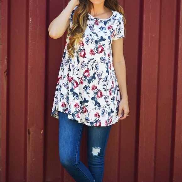 Tops - Floral Tunic